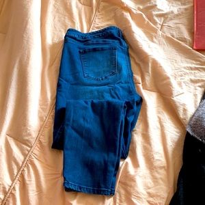 Size 16 mid rise skinny jeans